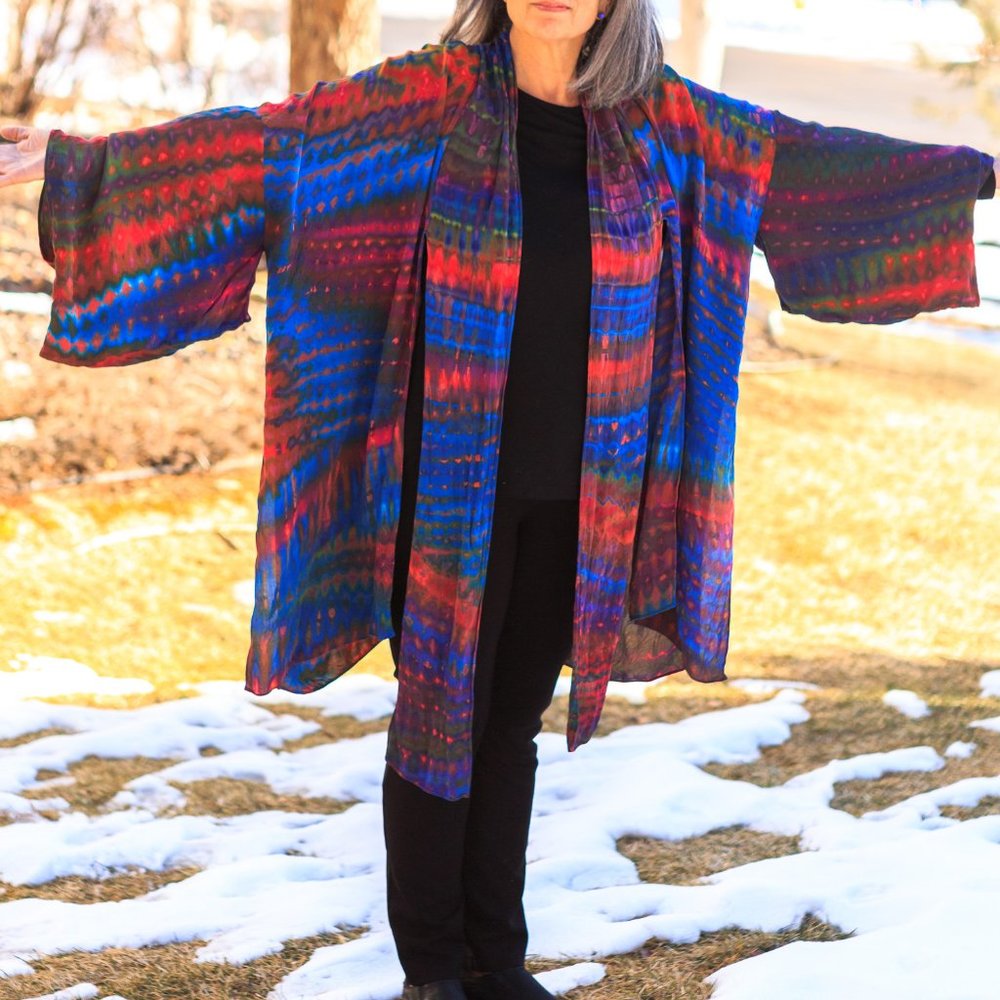 Carter Shibori Art-to-Wear Kimono